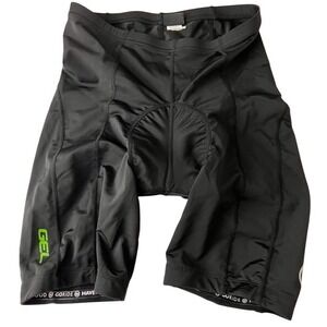 Canari Cycling Shorts Men Large Black Padded Gel Bike Shorts